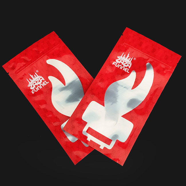 Customized Printing Silver Ziplock Bags Clear Window Front Plastic Bags Small Zipper Pockets Spot Silver Packaging Bags