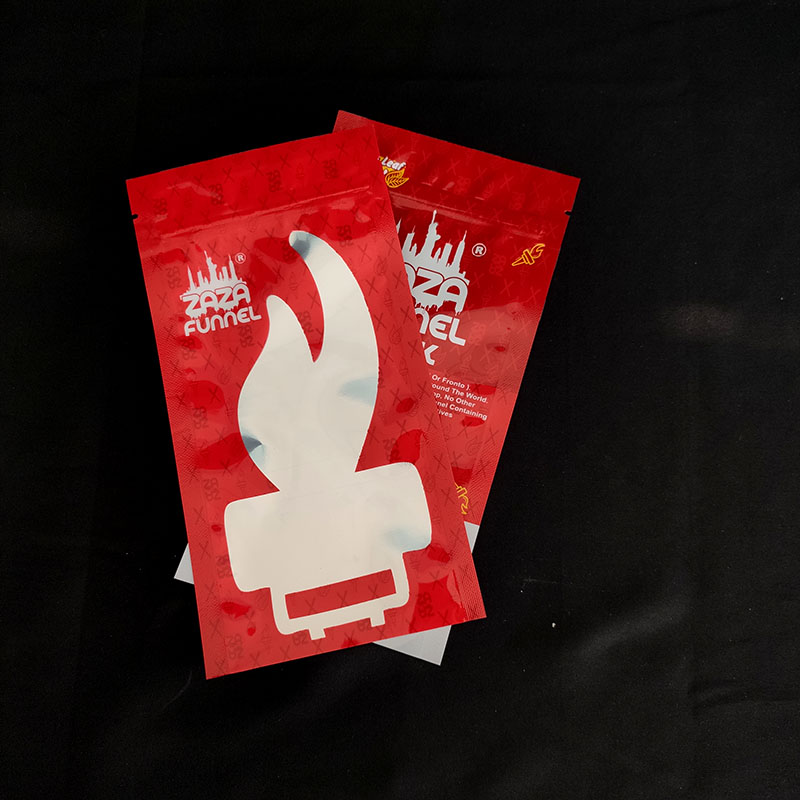 Customized Printing Silver Ziplock Bags Clear Window Front Plastic Bags Small Zipper Pockets Spot Silver Packaging Bags